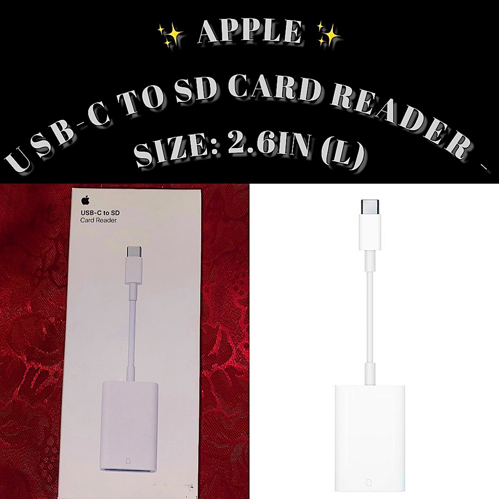✨Apple - USB-C to SD Card Reader Adaptor - NEW/SEALED BOX
